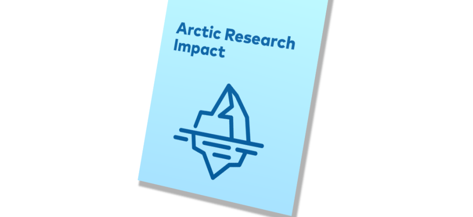  Forside af Arctic Research Impact-rapport.