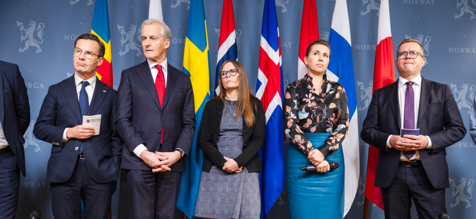 De nordiske statsministre