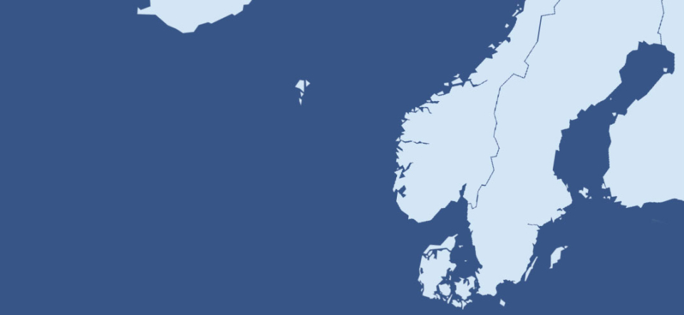 Map of Nordic Countries