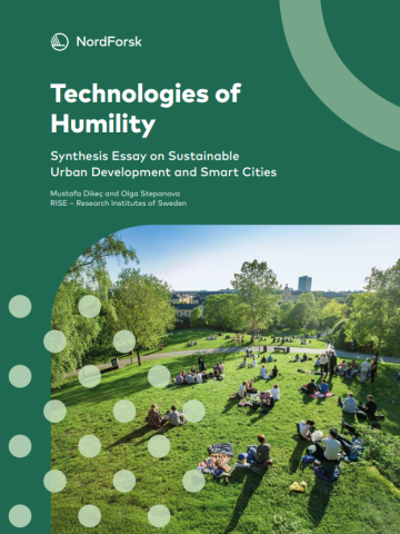 Synthesis essay Technologies of Humility frontcover