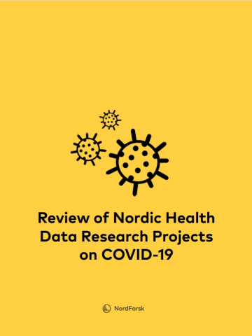 Pärmbild på en Covid_19 rapport