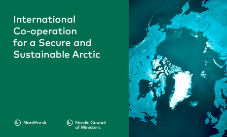 Poster for the event, with title and map of the Arctic